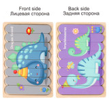 JOH Montessori 3D Jigsaw Bar Puzzles For Kids