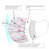 10 PCS Adults' Print Mask Disposable
