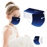 50PCS Kids Butterfly Print Masks Disposable Hygiene Children's Face Mask 3 layer