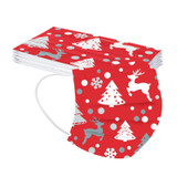 10 PCS Christmas Female Mask Disposable Face Mask