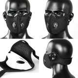 1 PC With 10 Filters Mask Half Face Reusable Washable Protector