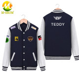 Skt Jacket  Faker Coat Men Hoodies Team skt t1 faker jersey Zipper Cotton Wolf Bang Uniform game LOL Jersey