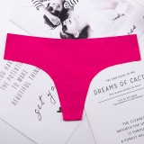 Hot Silk Sexy Women Thongs g string Seamless Panties Female Underwear Tanga Panties Low-Rise Lingerie Panty Intimates 1pcs ac125