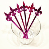 Fleur-de-lis Drink Stirrer Laser Cutting Files
