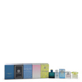 Bright Crystal by Versace Gift Set -- The Best of Versace Men's and Women's Miniatures Collection Includes Versace Eros Versace Pour Homme Versace Man Eau Fraiche Bright Crystal and Versace Yellow Diamond (Women)