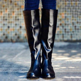 Women Sexy Plus Size Comfort Zipper Boots