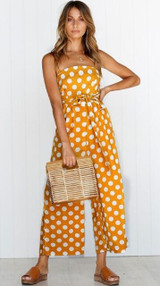 Polka dot wide leg jumpsuit Polka dot wide leg jumpsuit