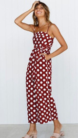 Polka dot wide leg jumpsuit Polka dot wide leg jumpsuit