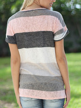 Patch Pocket Striped T-Shirt