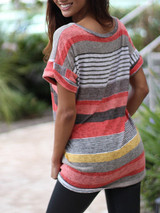 Patch Pocket Striped T-Shirt