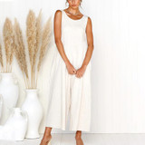 Maternity Plain Loose Jumpsuit