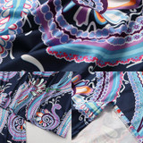 Maternity O-Neck Sleeveless Printing Patchwork Long Dress
