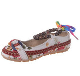 Vintage ethnic embroidery sandals