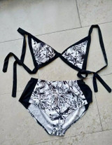 Parent-child flower swimsuit