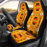 Seven Tribes Orange Car Seat Covers