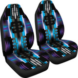 Midnight Sage Set of 2 Car Seat Covers