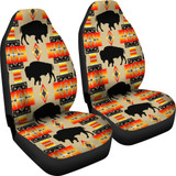 Seven Tribes Tan Buffalo Set of 2 Car Seat Covers