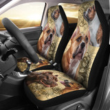 Staffordshire Bull Terrier Car Seat Covers (Set of 2)