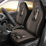 Cute face car Seat Cover