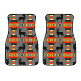 Deer Gray Front Car Mats (Set Of 2)