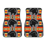 Thunderbear Gray Front Car Mats (Set Of 2)