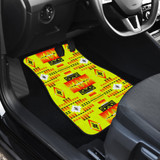 Seven Tribes Yellow Front Car Mats (Set Of 2)