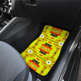 Seven Tribes Yellow Front Car Mats (Set Of 2)