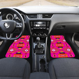 Seven Tribes Pink Front Car Mats (Set Of 2)