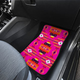 Seven Tribes Pink Front Car Mats (Set Of 2)