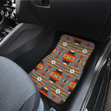 Seven Tribes Gray Front Car Mats (Set Of 2)