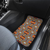 Seven Tribes Gray Front Car Mats (Set Of 2)