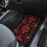 Midnight Red Front And Back Car Mats (Set Of 4)