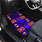 Eagle Blue Front And Back Car Mats (Set Of 4)