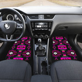 Midnight Pink Front And Back Car Mats (Set Of 4)
