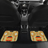 Seven Tribes Tan Front And Back Car Mats (Set Of 4)