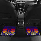 Blue Shades Front And Back Car Mats (Set Of 4)