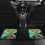 Taos Sunset Camo Front And Back Car Mats (Set Of 4)