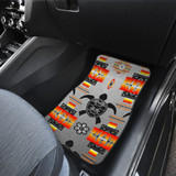 Turtle Gray Front And Back Car Mats (Set Of 4)