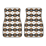 Cofitichequi White Front Car Mats (Set Of 2)