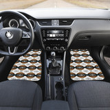 Cofitichequi White  Front And Back Car Mats (Set Of 4)