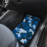 Blue Camouflage Car Floor Mats