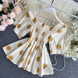Angie Shirred Top