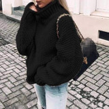 Oversized Baggy Turtleneck Pullover Sweaters