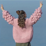 Oversized Chunky Thick Cable Knit Cardigan Sweater