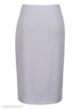 Plain Zips Slit Pencil Midi Skirt