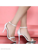 Plain Stiletto High Heeled PU Casual Pumps