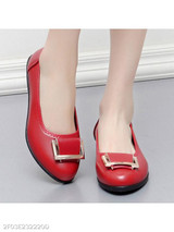 Plain Low Heeled Round Toe Casual Date Comfort Flats