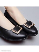 Plain Low Heeled Round Toe Casual Date Comfort Flats