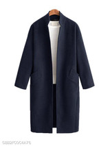 Band Collar Plain Coat