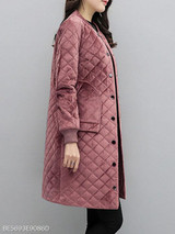 Band Collar Plain Coat